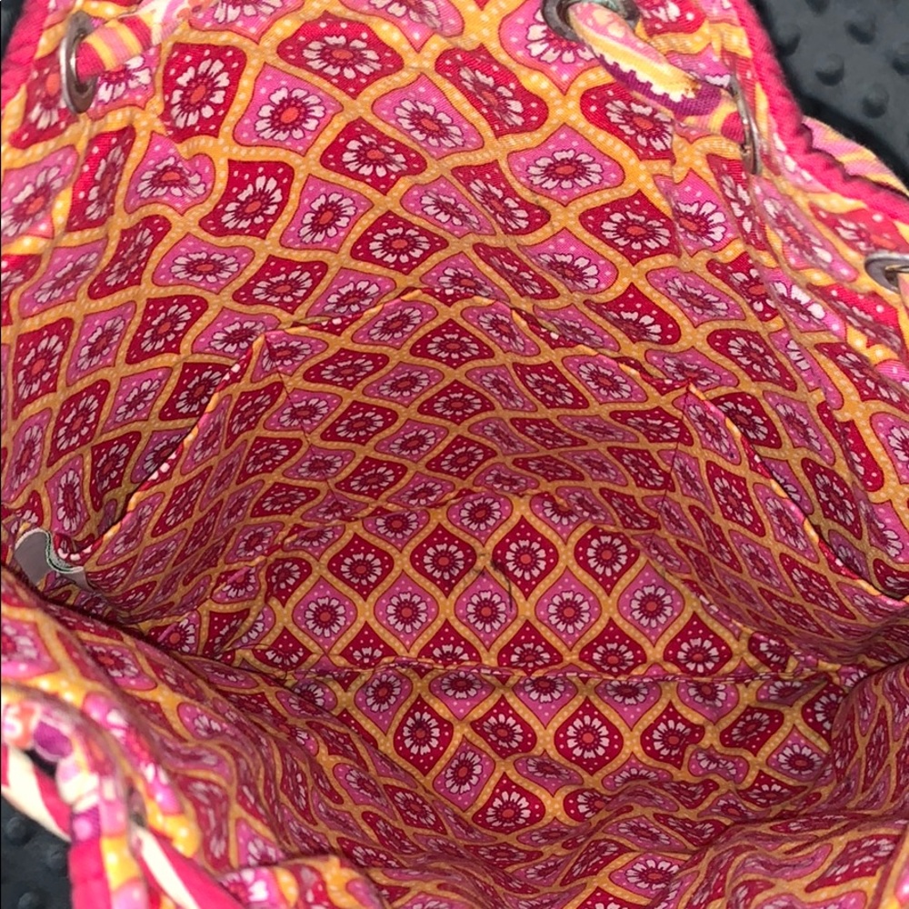 Vera Bradley Raspberry Fizz Drawstring Backpack - image 4